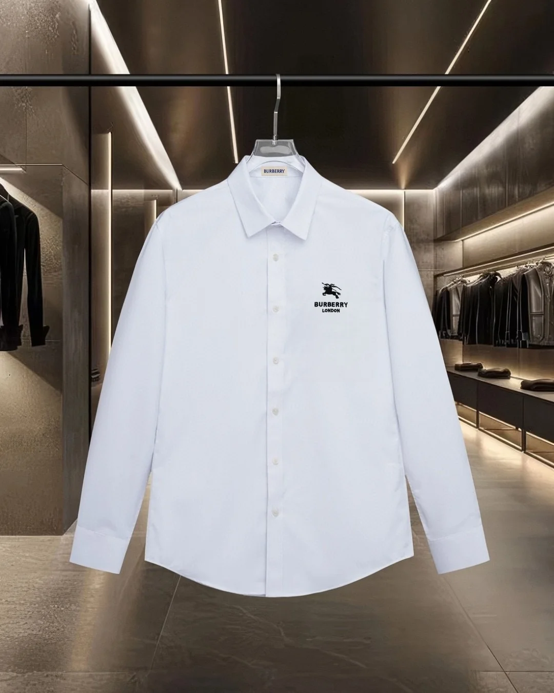 Logo-Embroidered Cotton Poplin Shirt D17811323