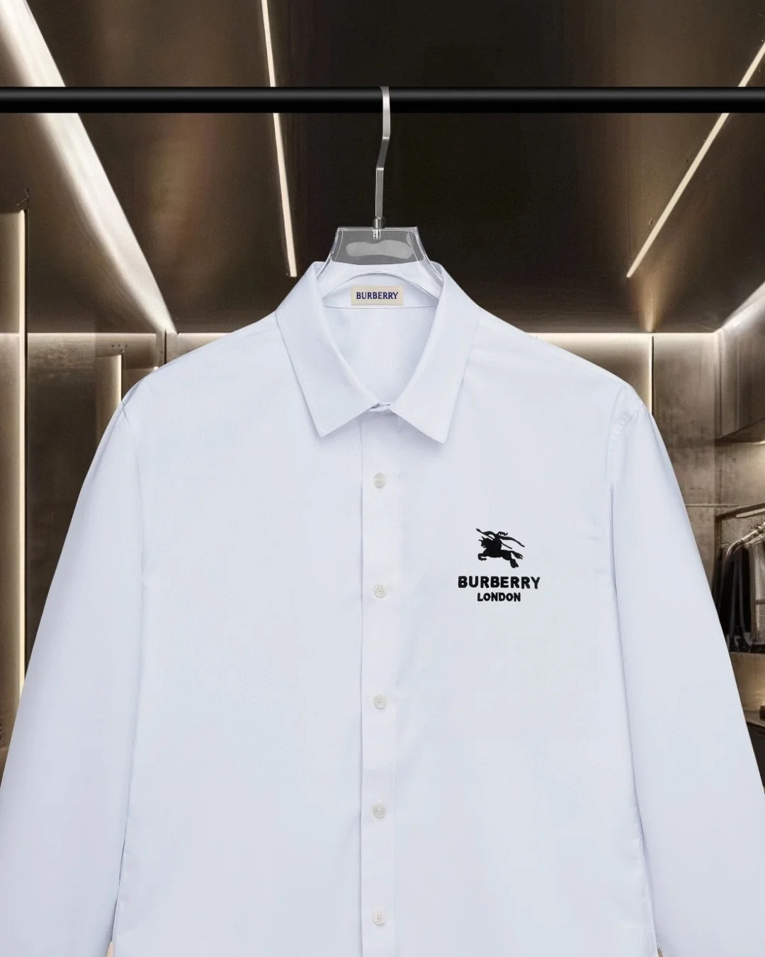 Logo-Embroidered Cotton Poplin Shirt D17811323 — view 3