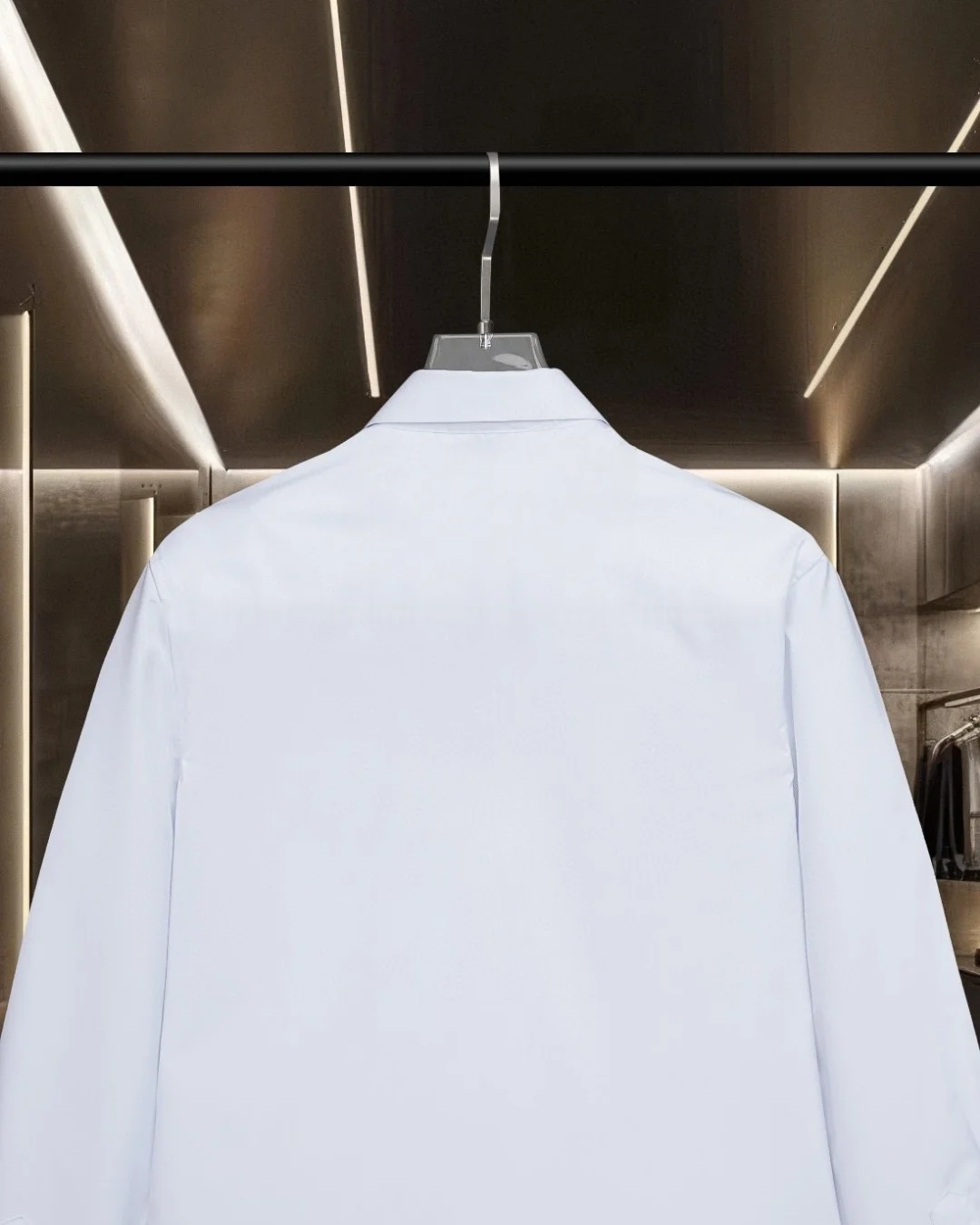 Logo-Embroidered Cotton Poplin Shirt D17811323 — view 4
