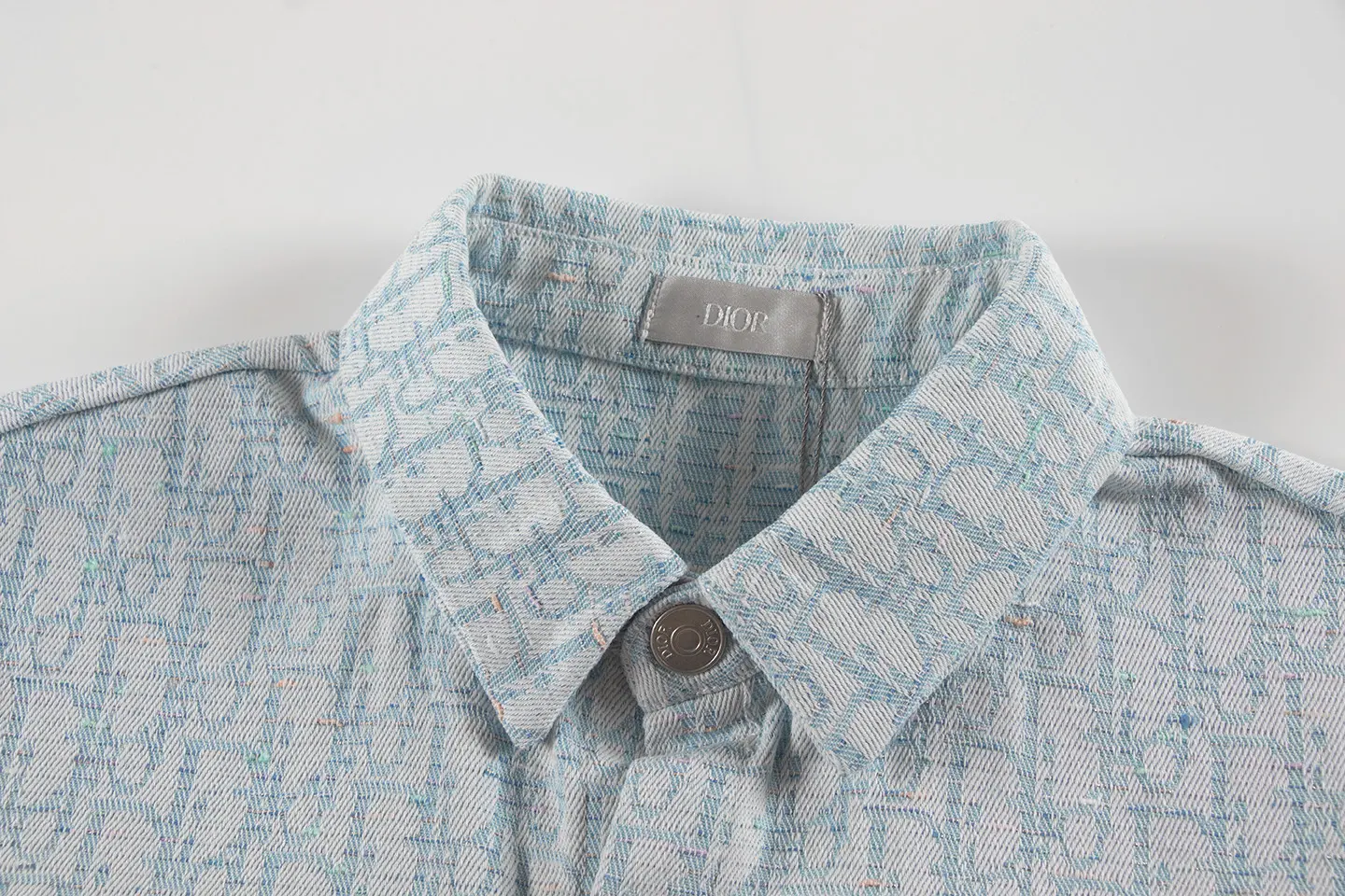 Oblique Jacquard Denim Overshirt D18011291 — view 3