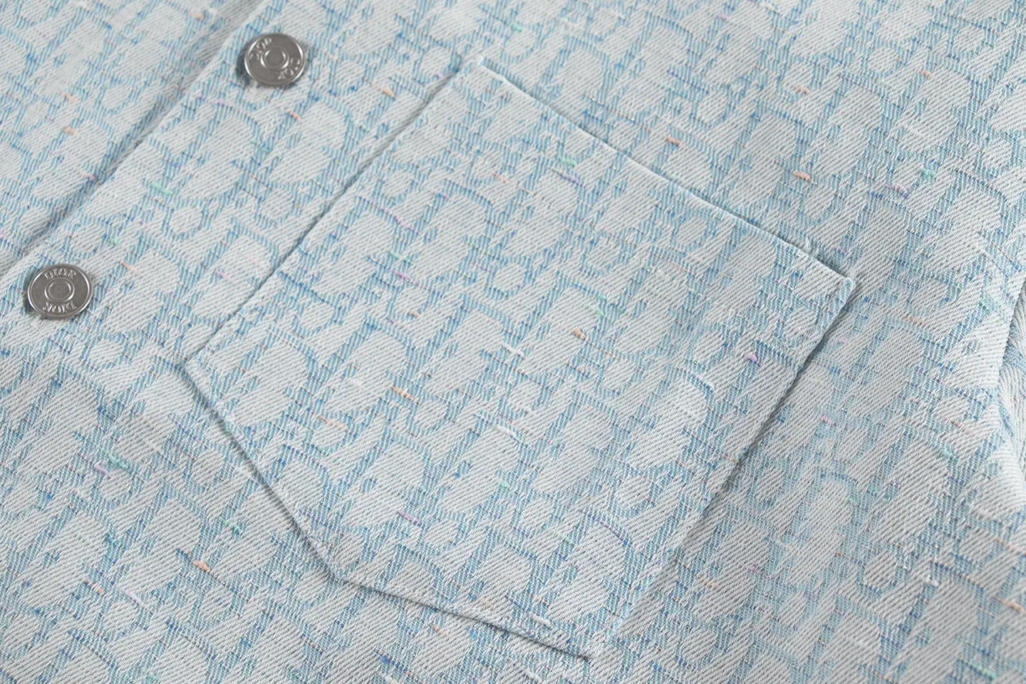Oblique Jacquard Denim Overshirt D18011291 — view 6