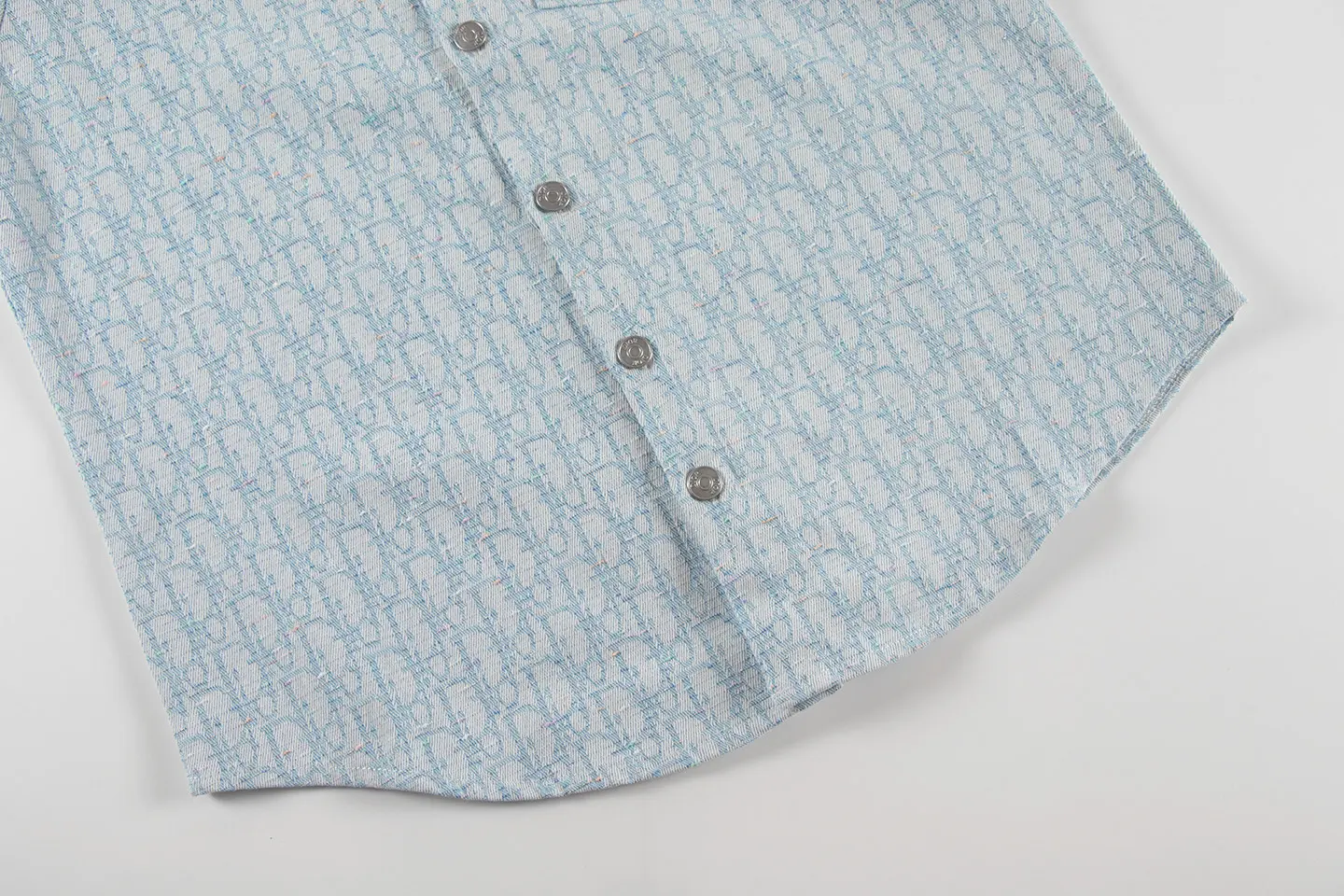 Oblique Jacquard Denim Overshirt D18011291 — view 7