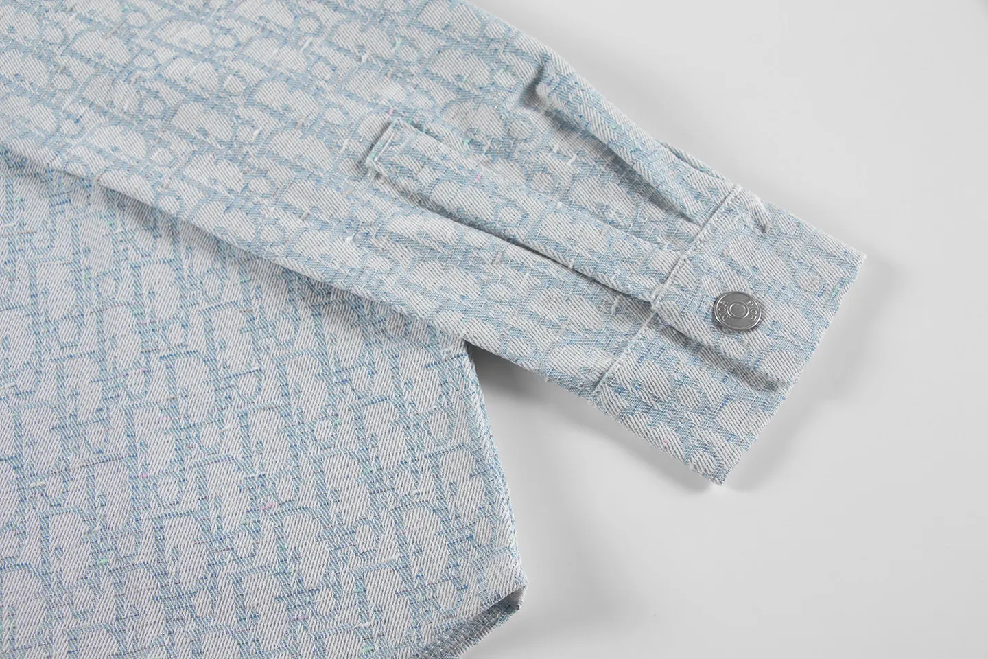Oblique Jacquard Denim Overshirt D18011291 — view 8