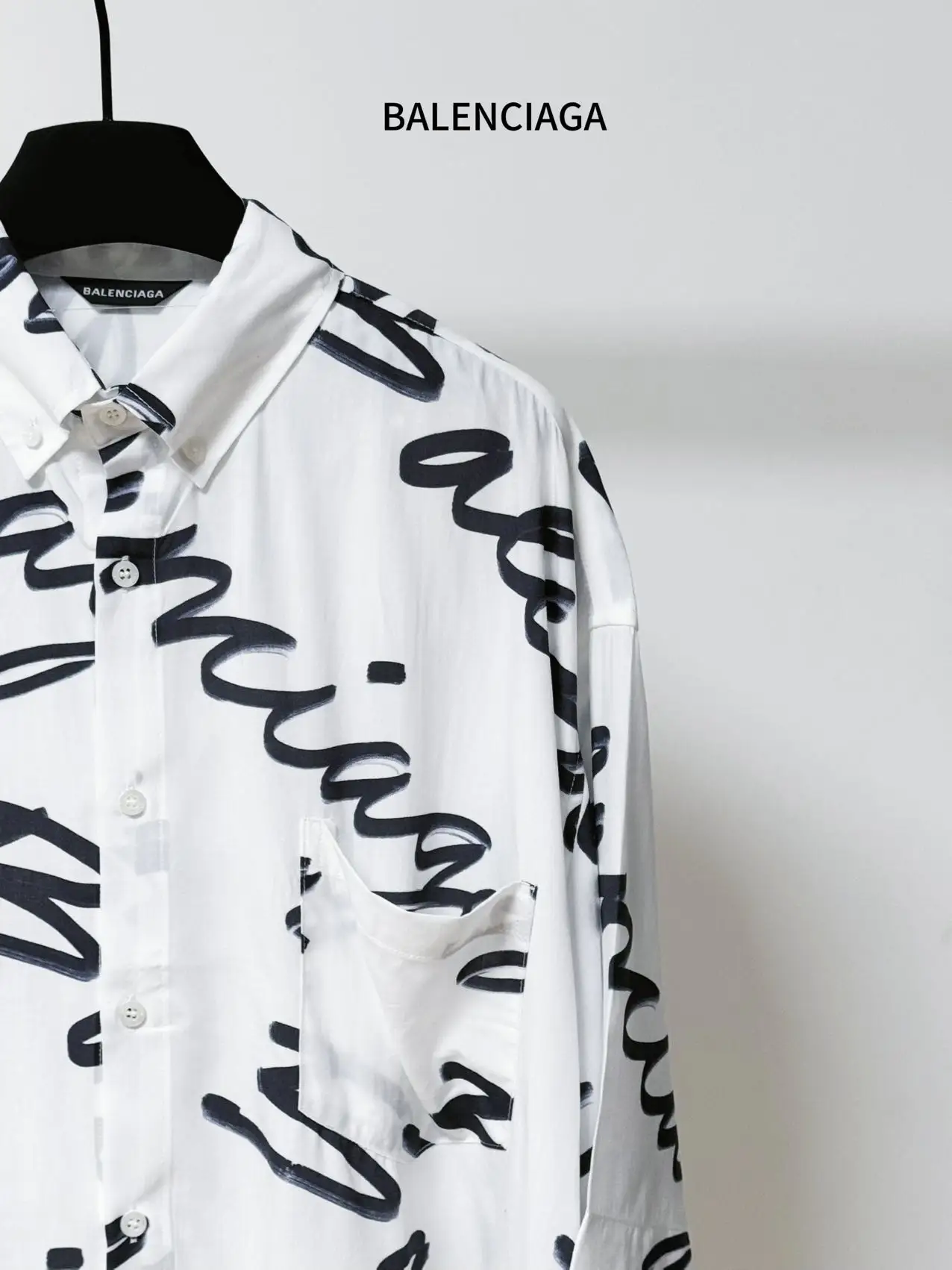 Logo-Print Cotton-Poplin Short-Sleeved Shirt D20011292 — view 4