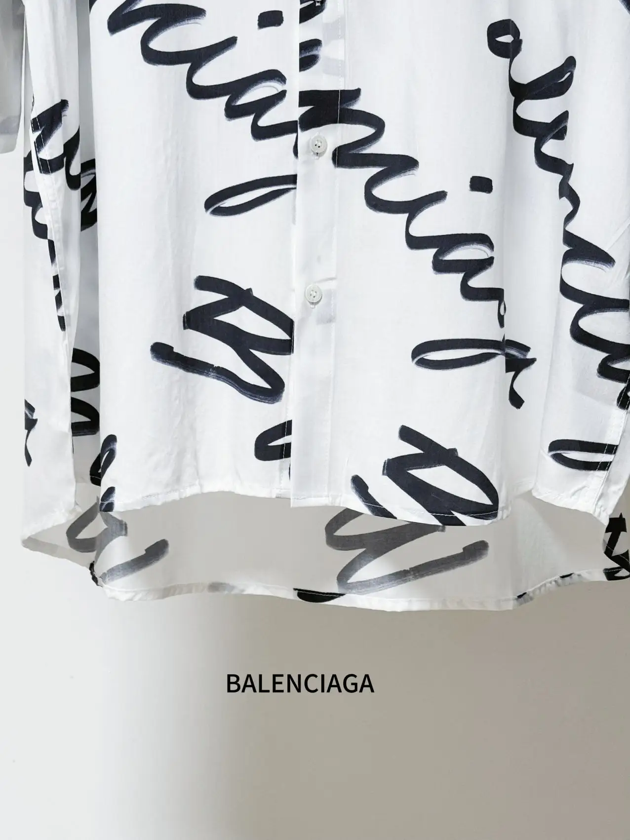 Logo-Print Cotton-Poplin Short-Sleeved Shirt D20011292 — view 6