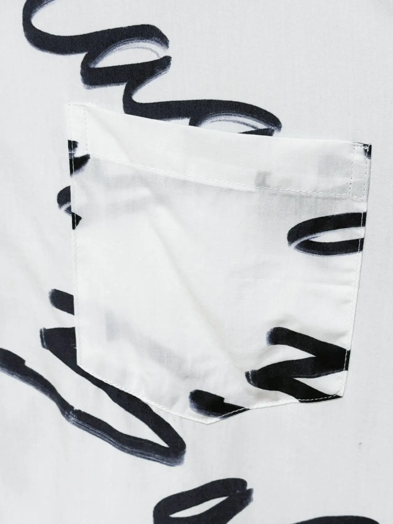 Logo-Print Cotton-Poplin Short-Sleeved Shirt D20011292 — view 8