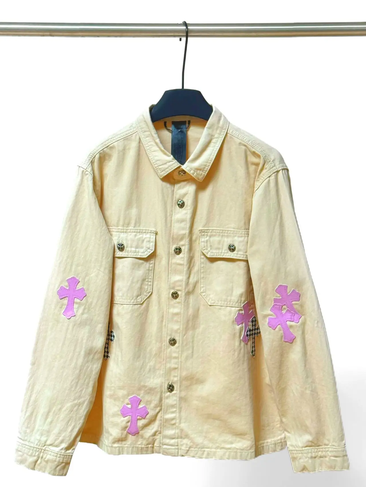 Cross Patch Denim Shirt Jacket D20011293