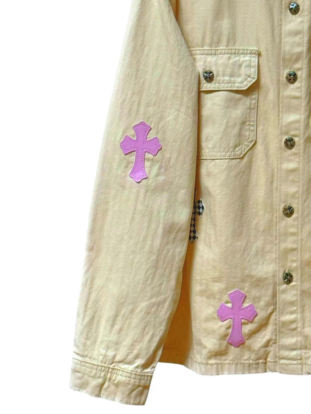 Cross Patch Denim Shirt Jacket D20011293 — view 5