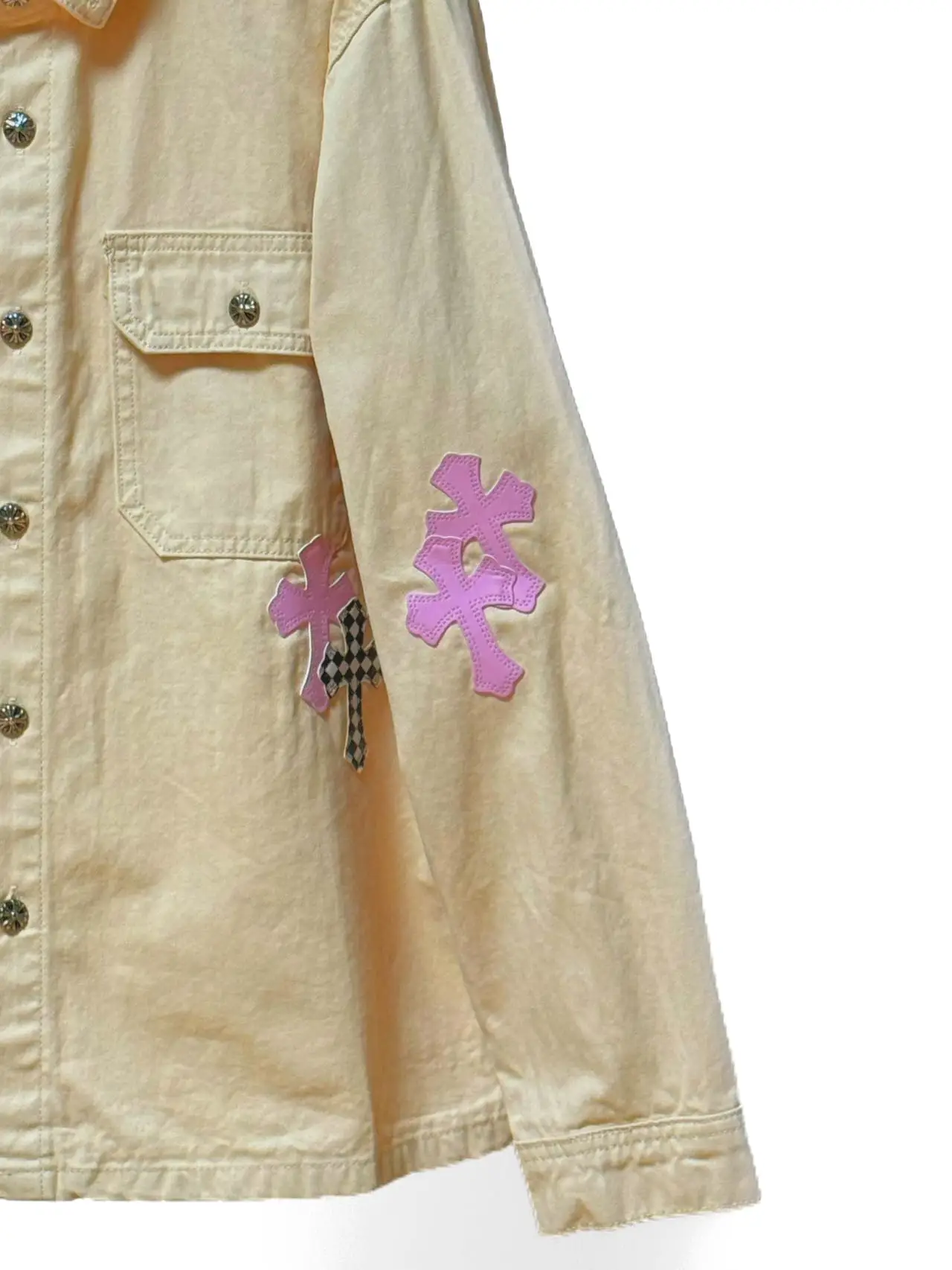 Cross Patch Denim Shirt Jacket D20011293 — view 7