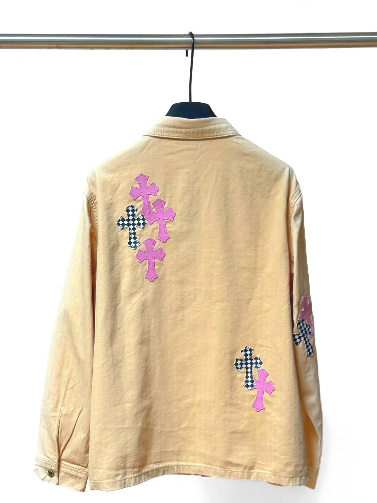 Cross Patch Denim Shirt Jacket D20011293 — view 9