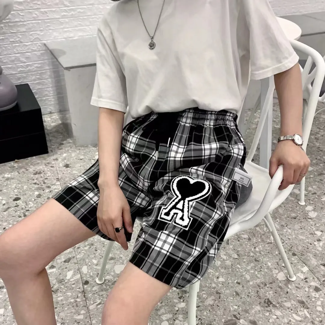 Ami de Coeur Plaid Embroidered Shorts D11511263 — view 7