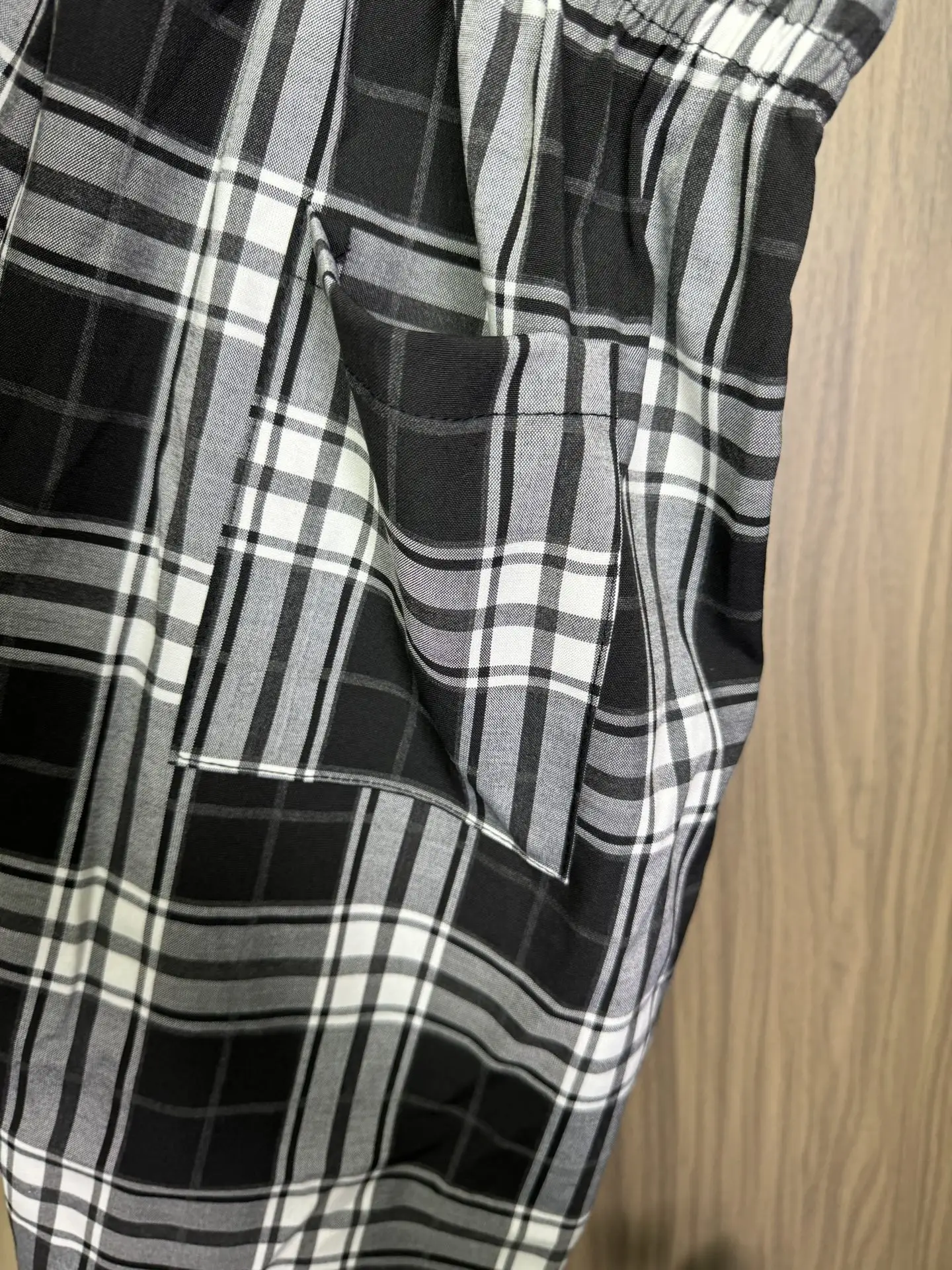 Ami de Coeur Checkered Drawstring Shorts D11511264 — view 5