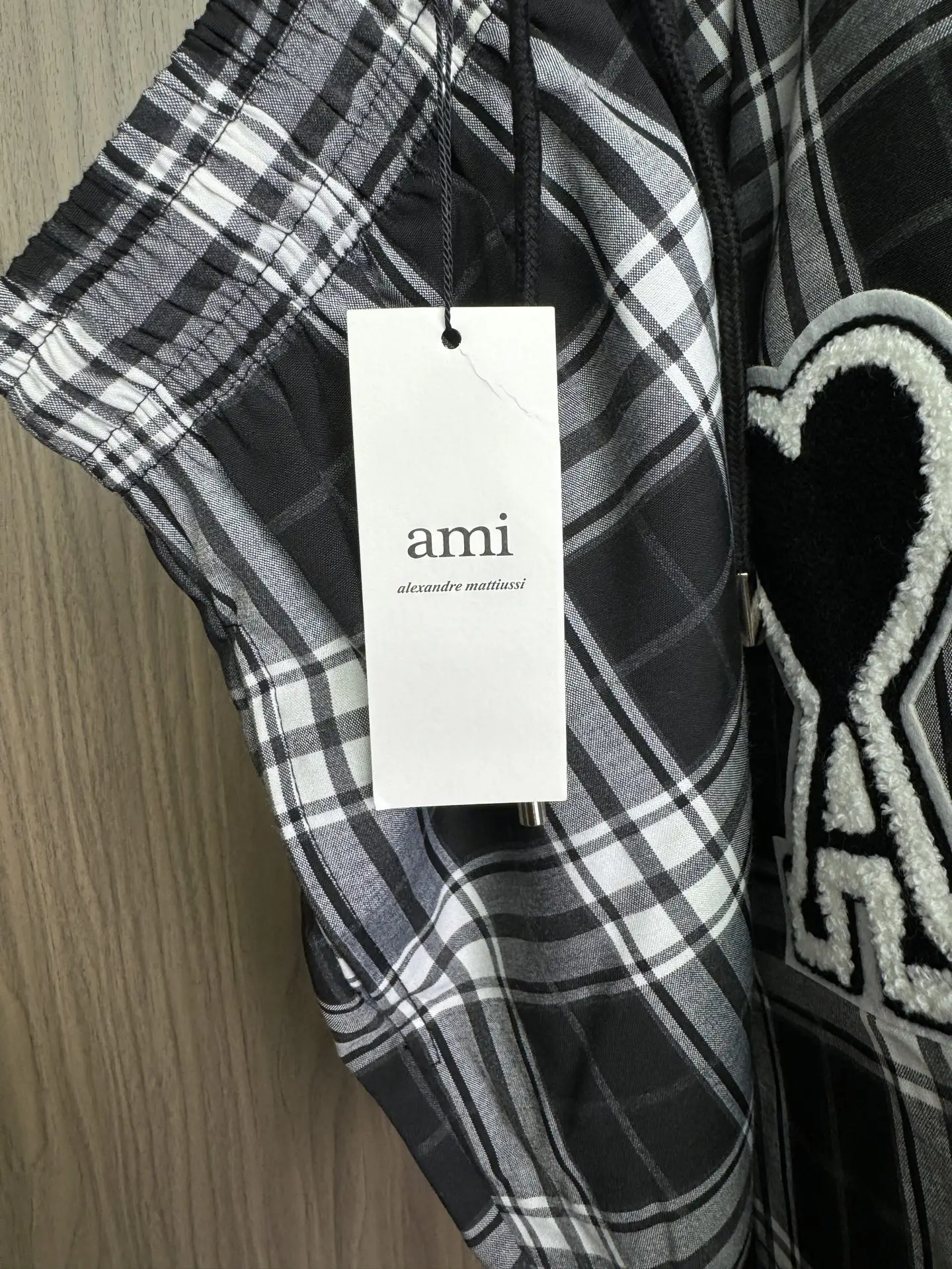 Ami de Coeur Checkered Drawstring Shorts D11511264 — view 9
