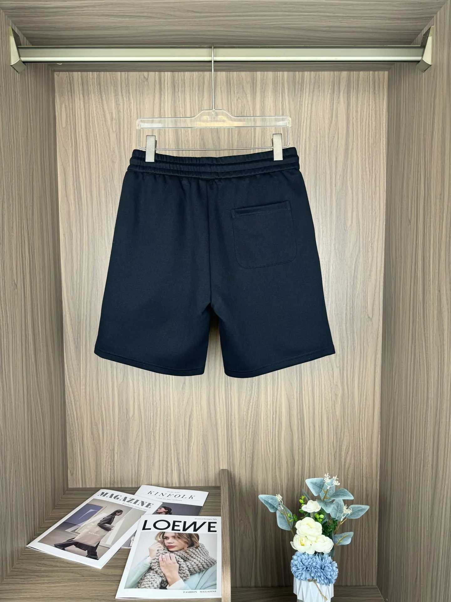 Graffiti Logo Print Cotton Jersey Shorts D12511262 — view 2