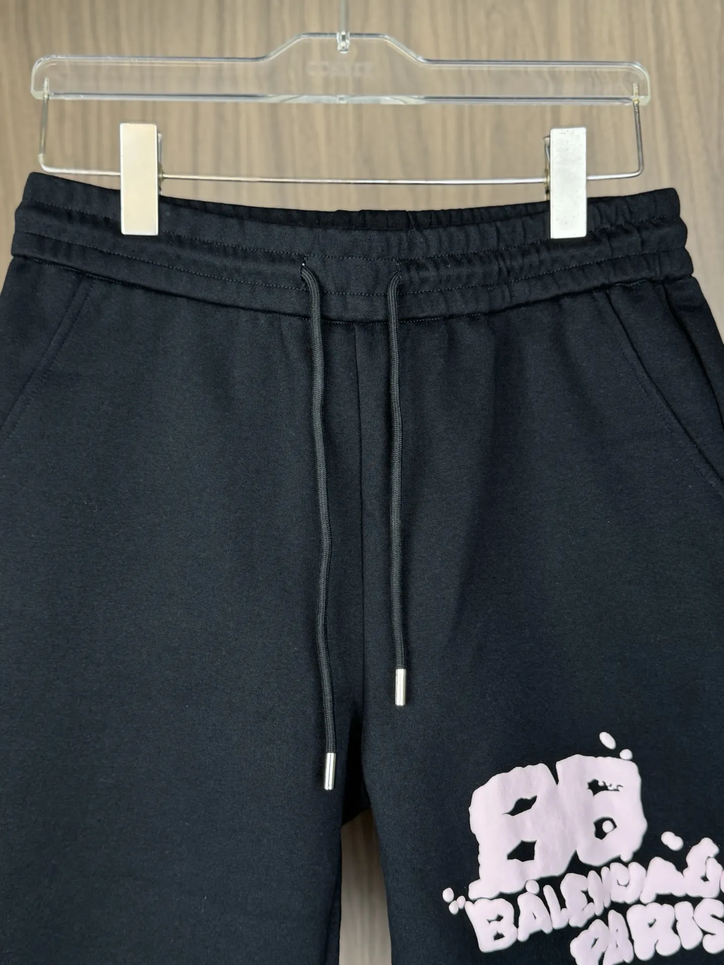 Graffiti Logo Print Cotton Jersey Shorts D12511262 — view 4