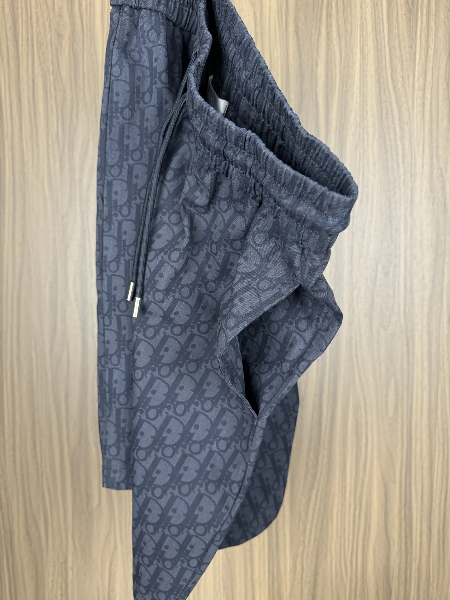 Oblique Print Drawstring Shorts D13011265 — view 4