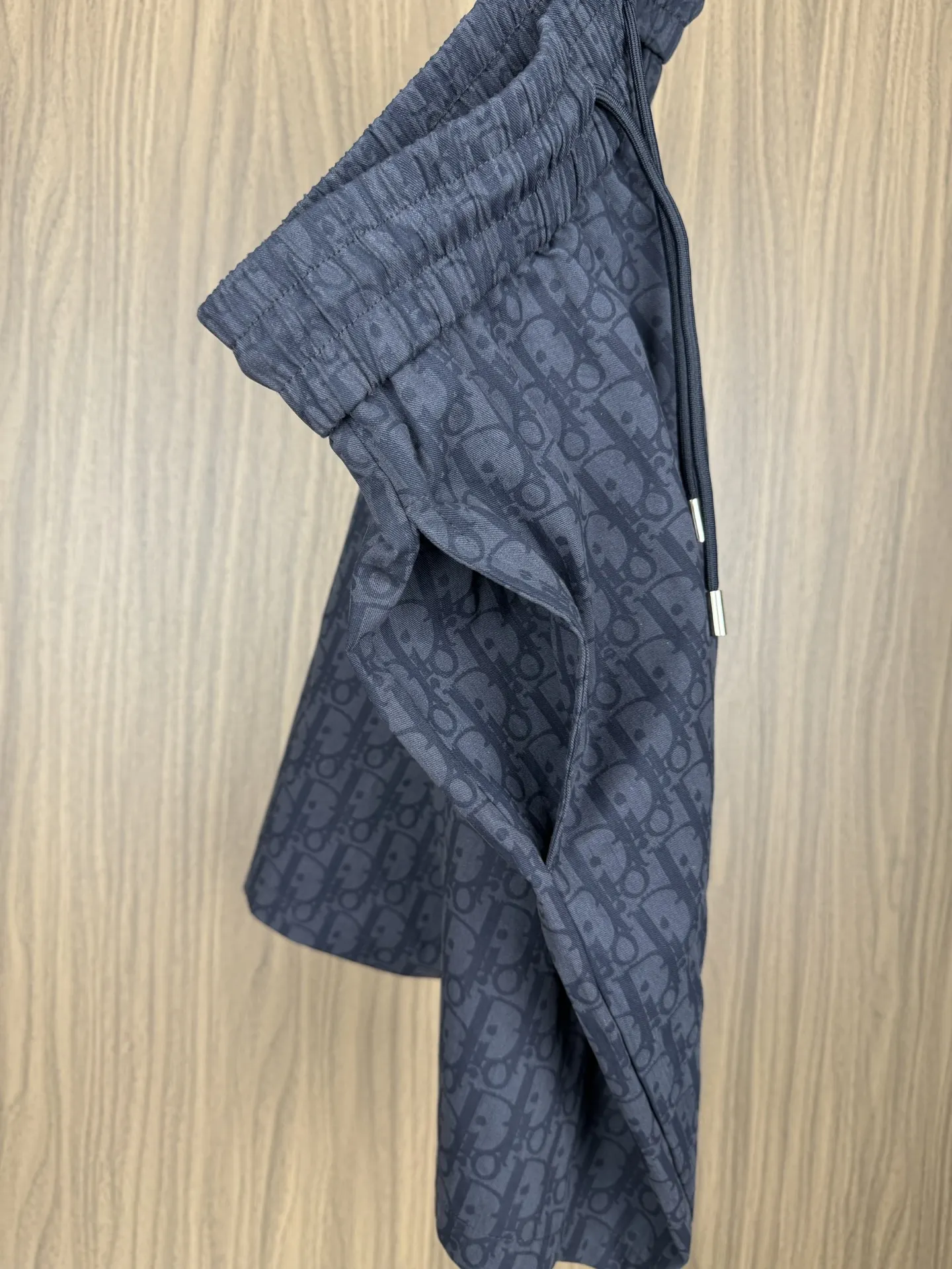 Oblique Print Drawstring Shorts D13011265 — view 5
