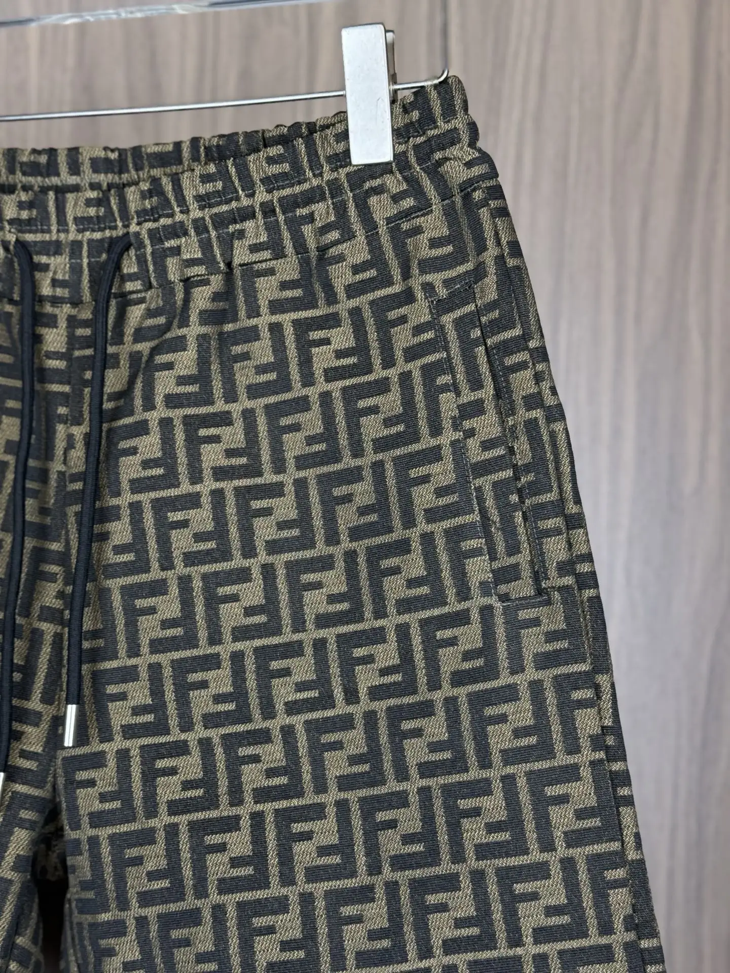 FF Logo Jacquard Drawstring Shorts D13511267 — view 5
