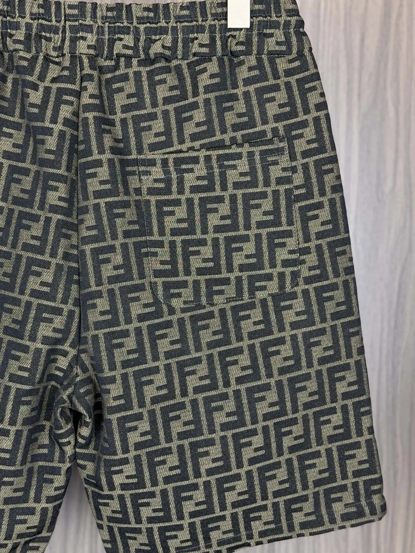 FF Logo Jacquard Drawstring Shorts D13511267 — view 6