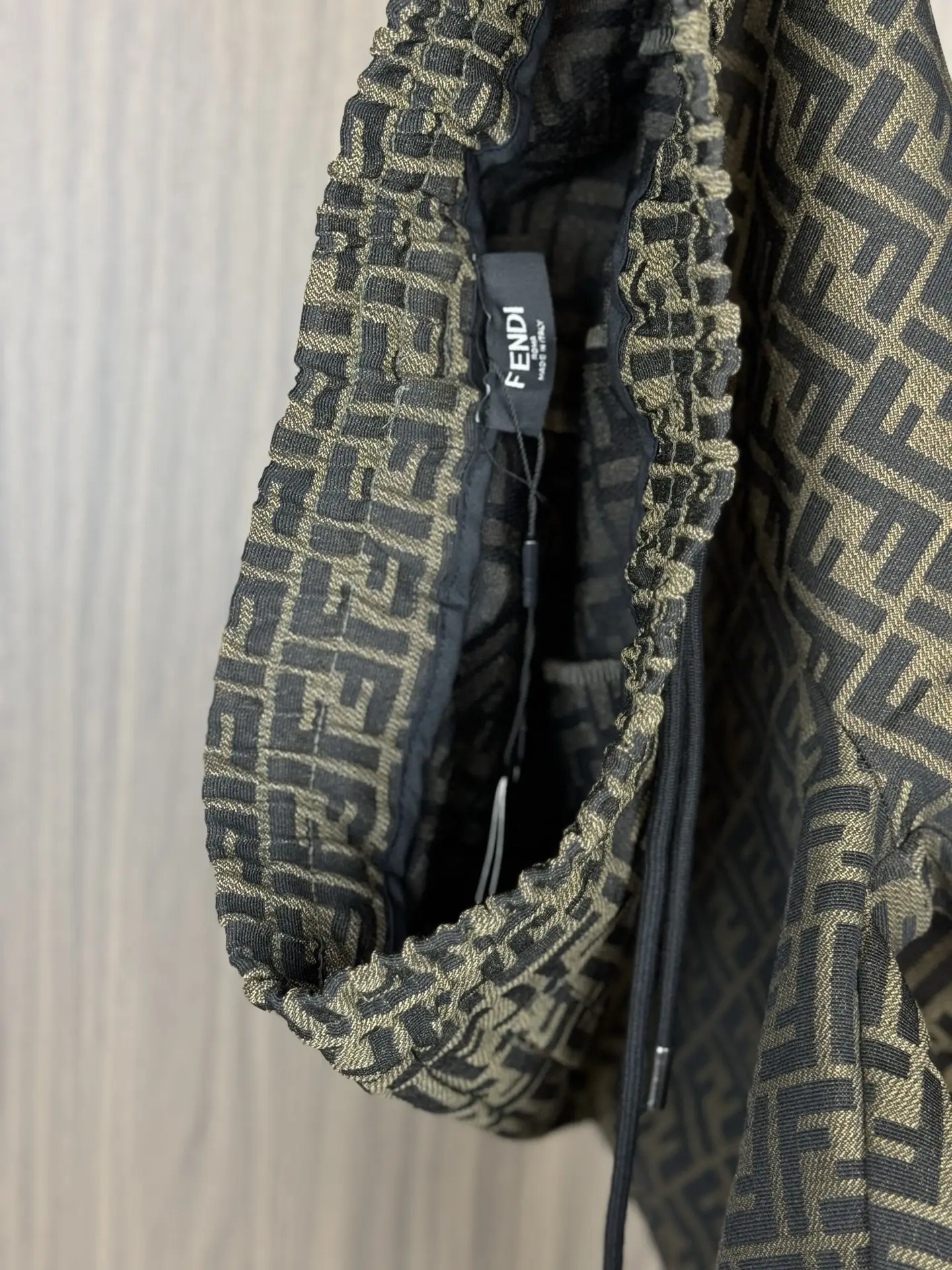 FF Logo Jacquard Drawstring Shorts D13511267 — view 9