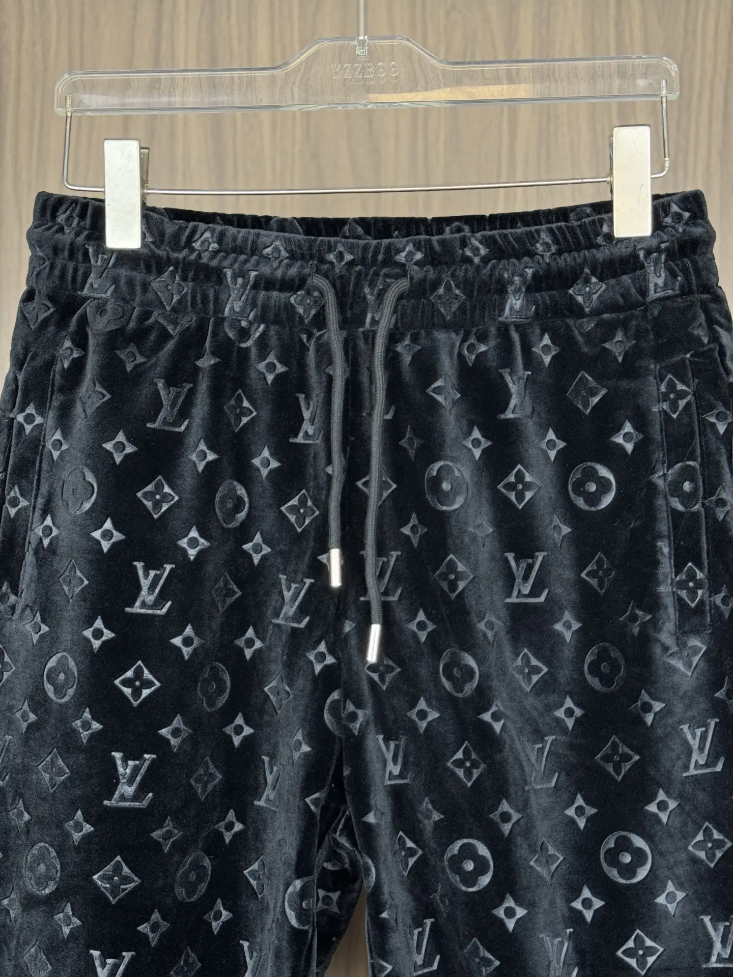 Monogram Flocked Velvet Shorts D13511271 — view 3