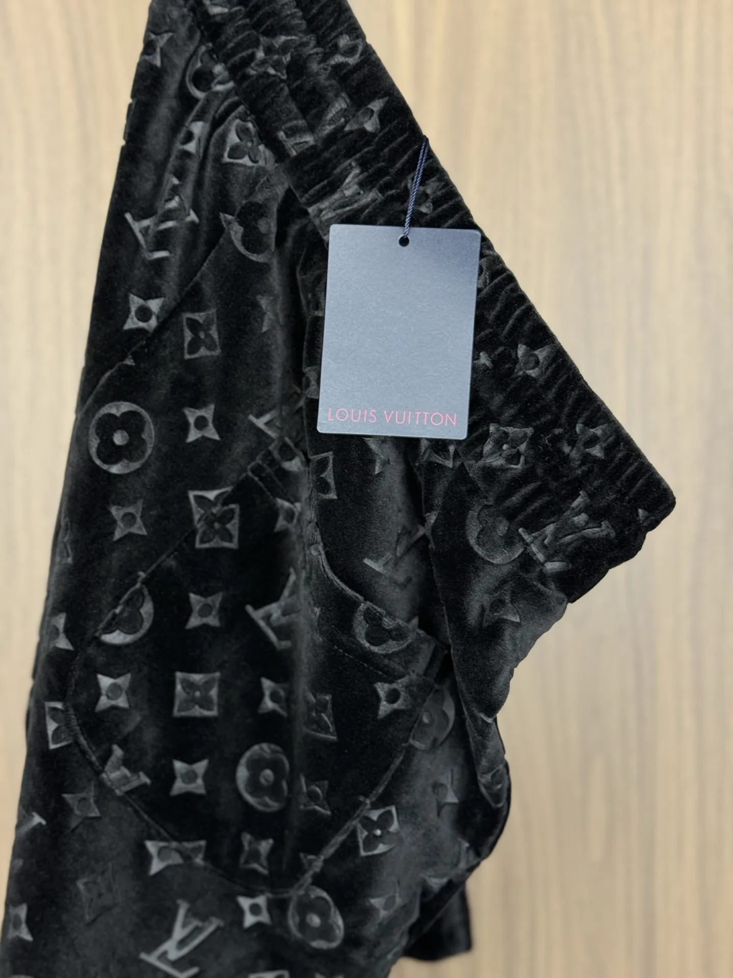 Monogram Flocked Velvet Shorts D13511271 — view 7