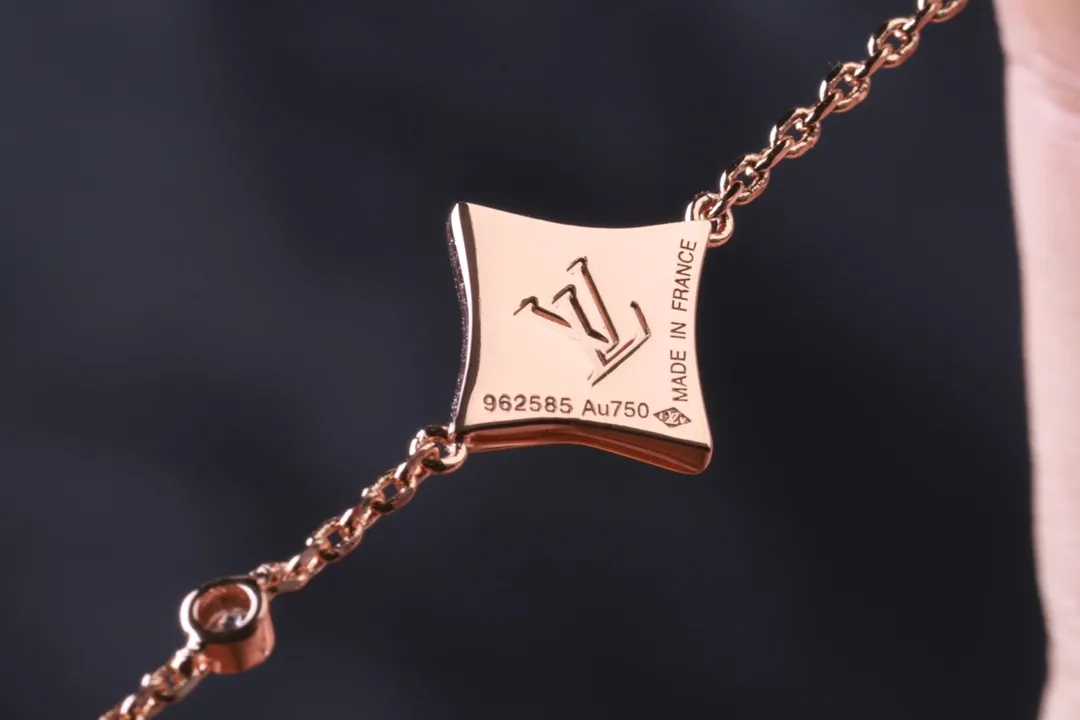 Color Blossom Star Bracelet (Gold-Plated Brass) D10517569 — view 5