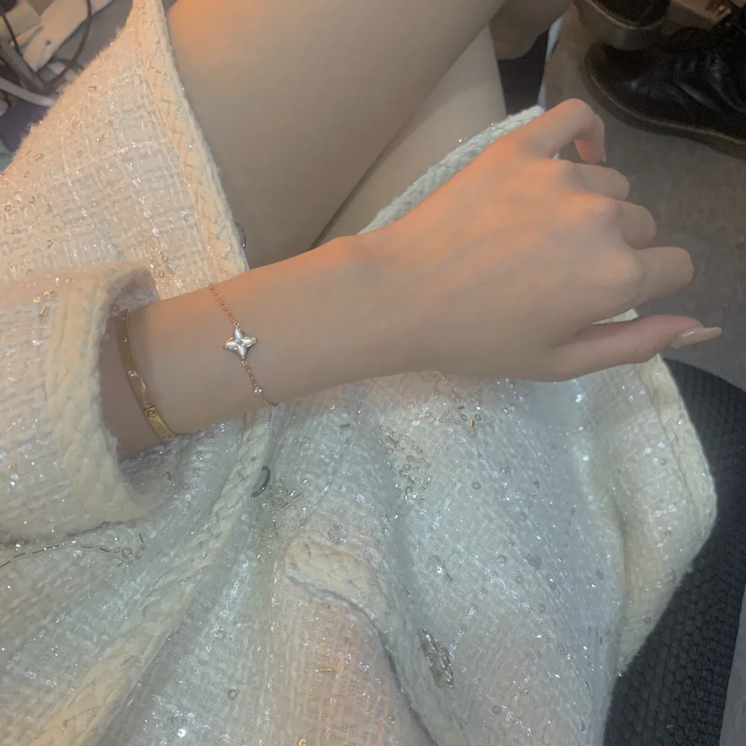 Color Blossom Star Bracelet (Gold-Plated Brass) D10517569 — view 7