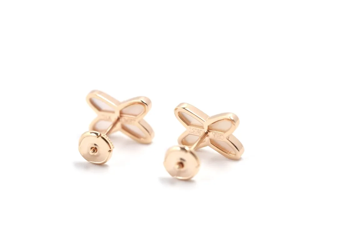 Liens Évidence Cross Stud Earrings (Sterling Silver) D19516594 — view 2