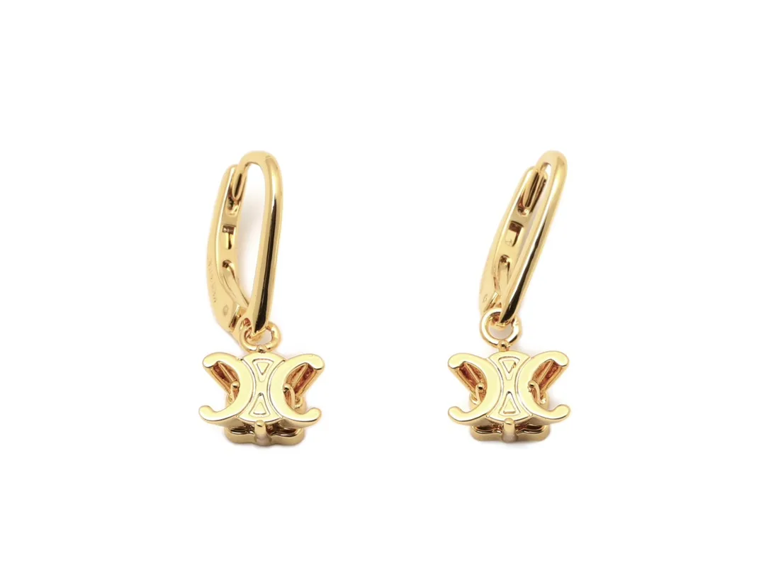 Triomphe Logo Drop Earrings D13517318