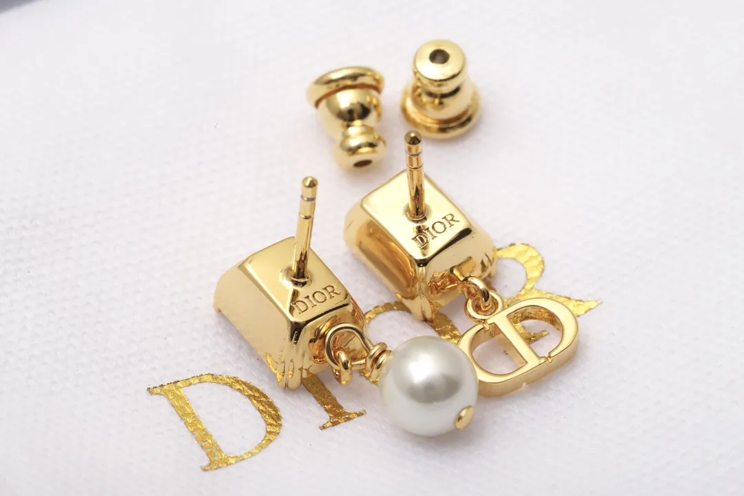 Asymmetric Crystal and Pearl Drop Earrings D13517278 — view 5