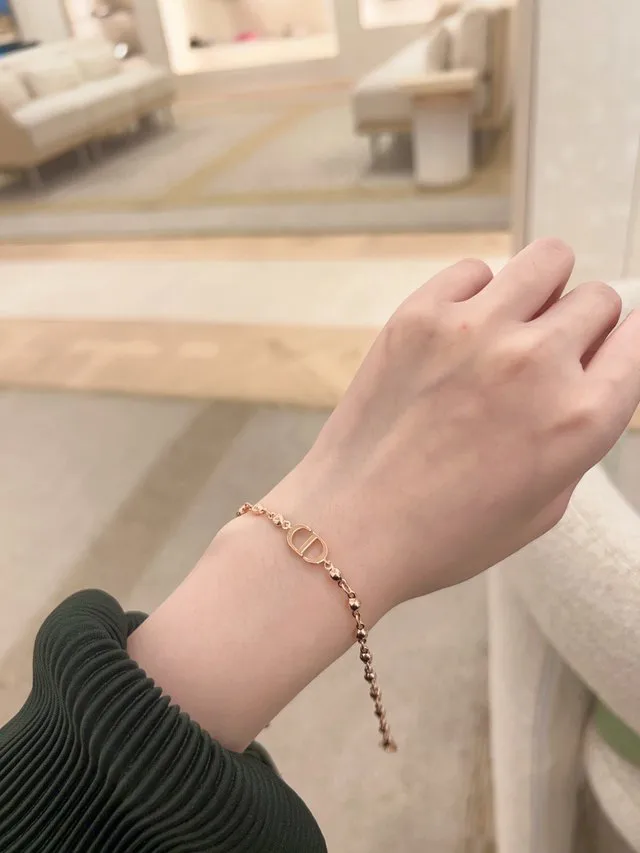 CD Navy Rose Gold-Tone Bracelet D14017466 — view 7
