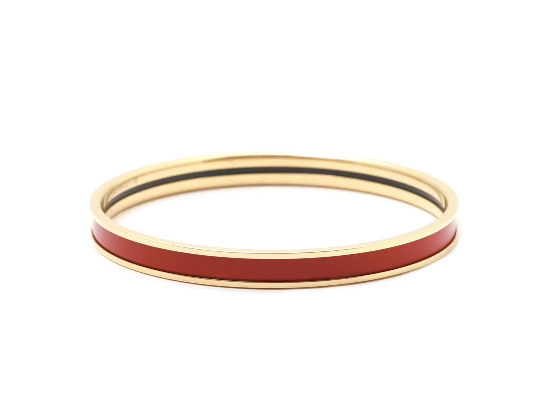 Narrow Enamel Bangle Bracelet D15517555 — view 2