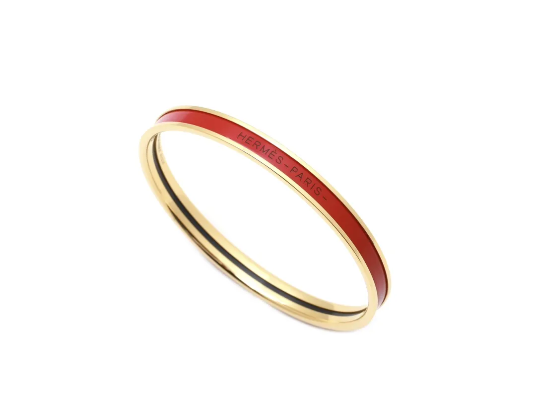 Narrow Enamel Bangle Bracelet D15517555 — view 3