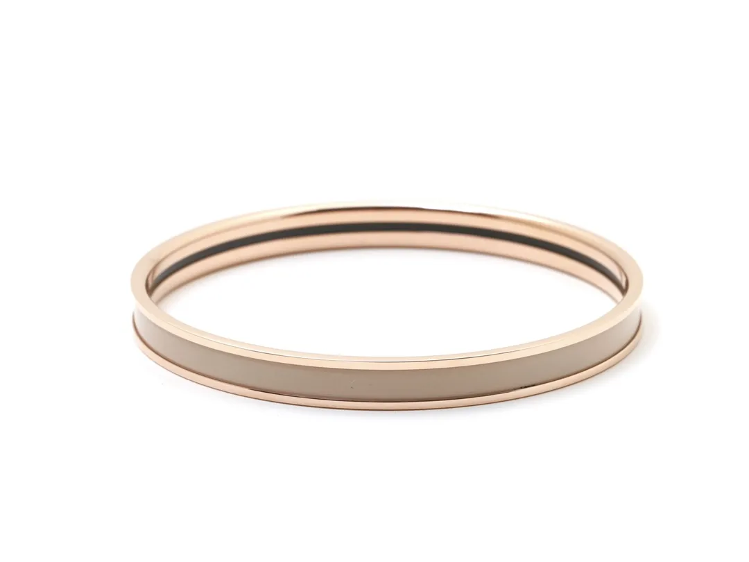 Uni Narrow Enamel Bangle D15517546 — view 3