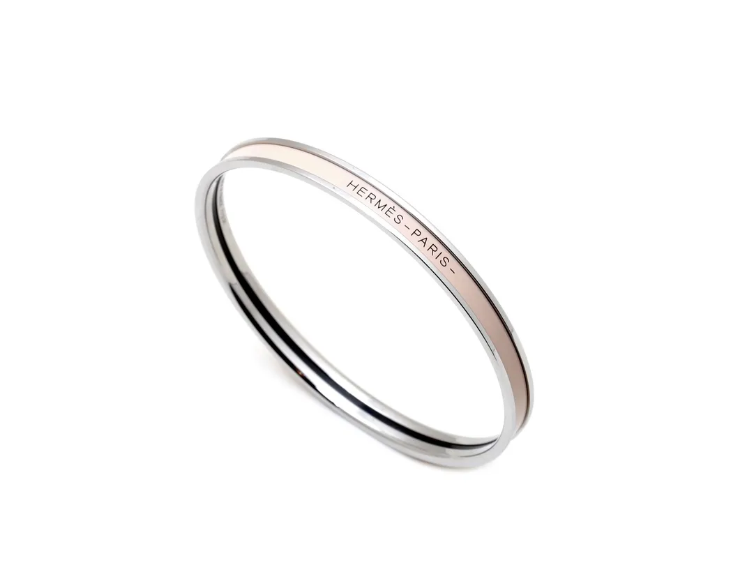 Narrow Enamel Bangle Bracelet D15517541 — view 2