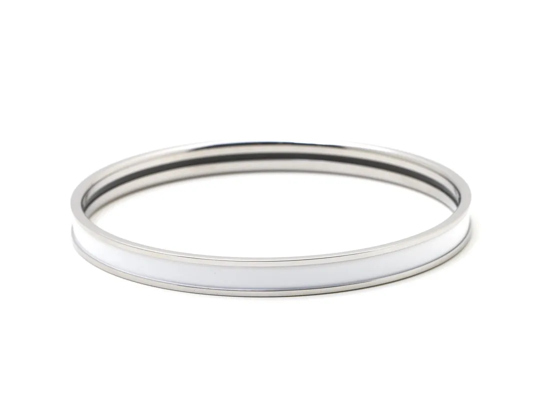 Narrow Enamel Bangle Bracelet D15517540 — view 2
