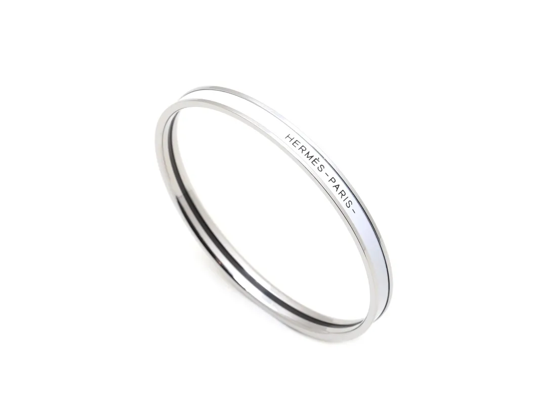 Narrow Enamel Bangle Bracelet D15517540 — view 3