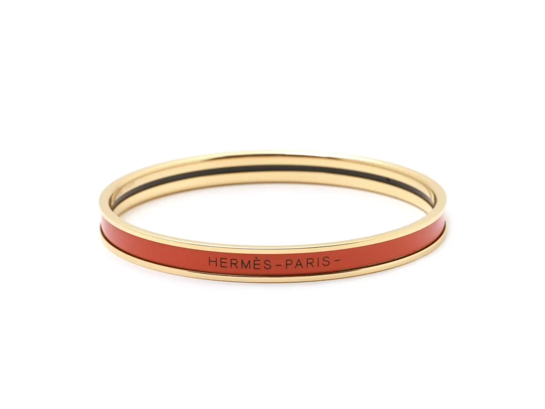Narrow Enamel Bangle Bracelet D15517557