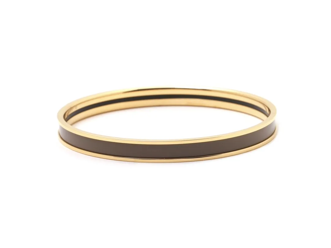 Narrow Enamel Bangle Bracelet D15517558 — view 2