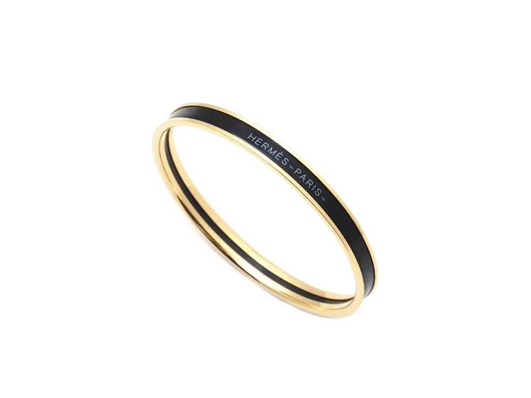 Narrow Enamel Bangle Bracelet D15517554 — view 3
