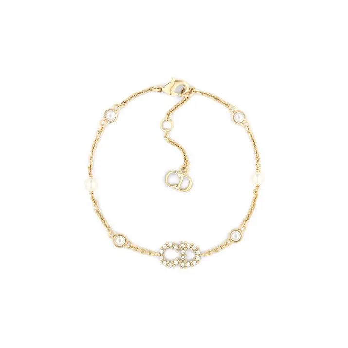 Clair D Lune Crystal and Resin Pearl Bracelet D13017732