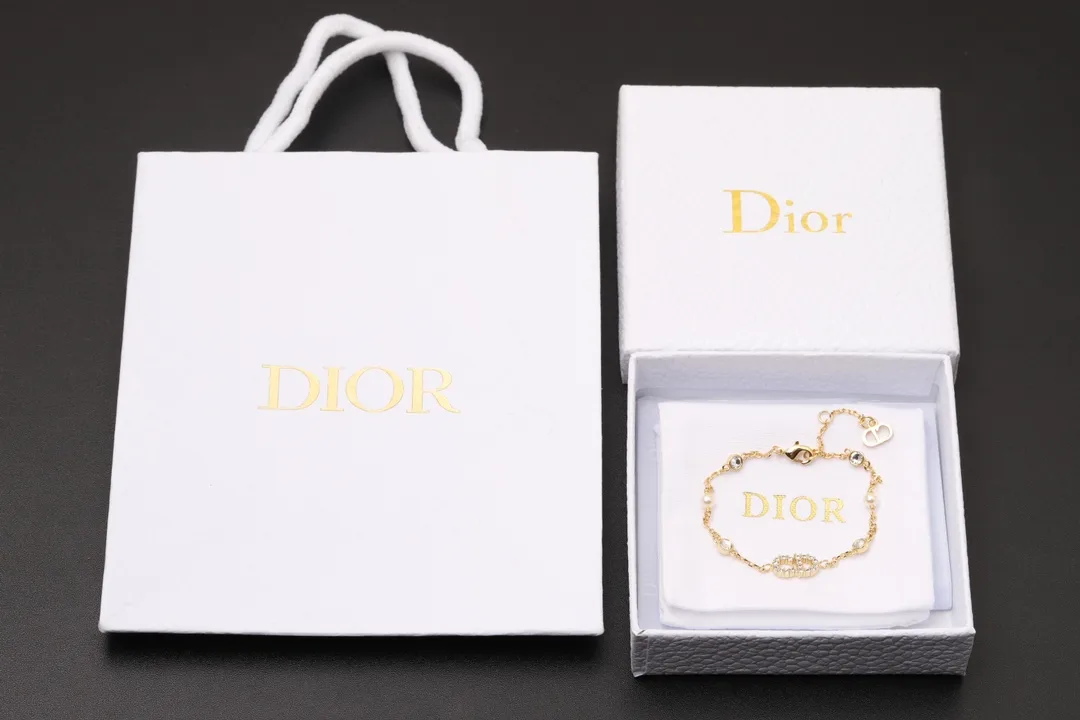 Clair D Lune Crystal and Resin Pearl Bracelet D13017732 — view 2