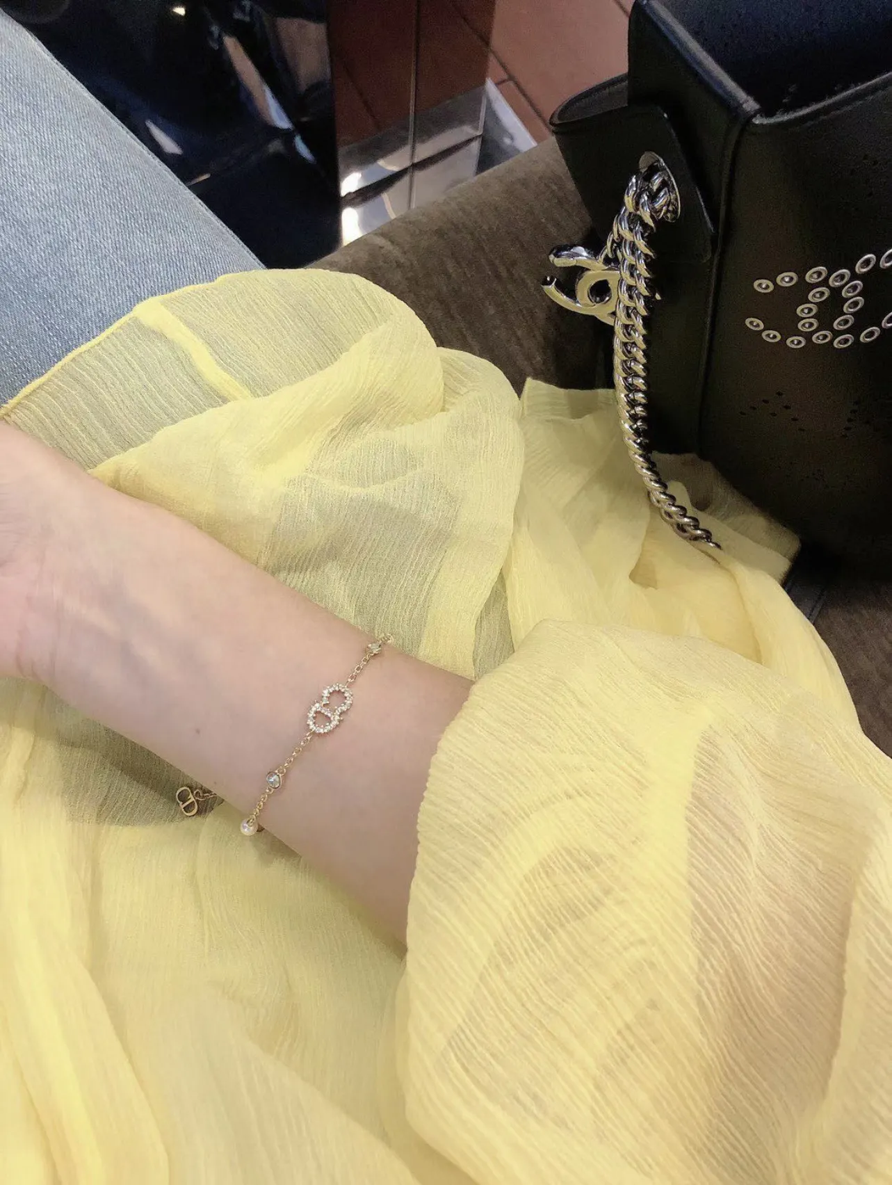 Clair D Lune Crystal and Resin Pearl Bracelet D13017732 — view 9