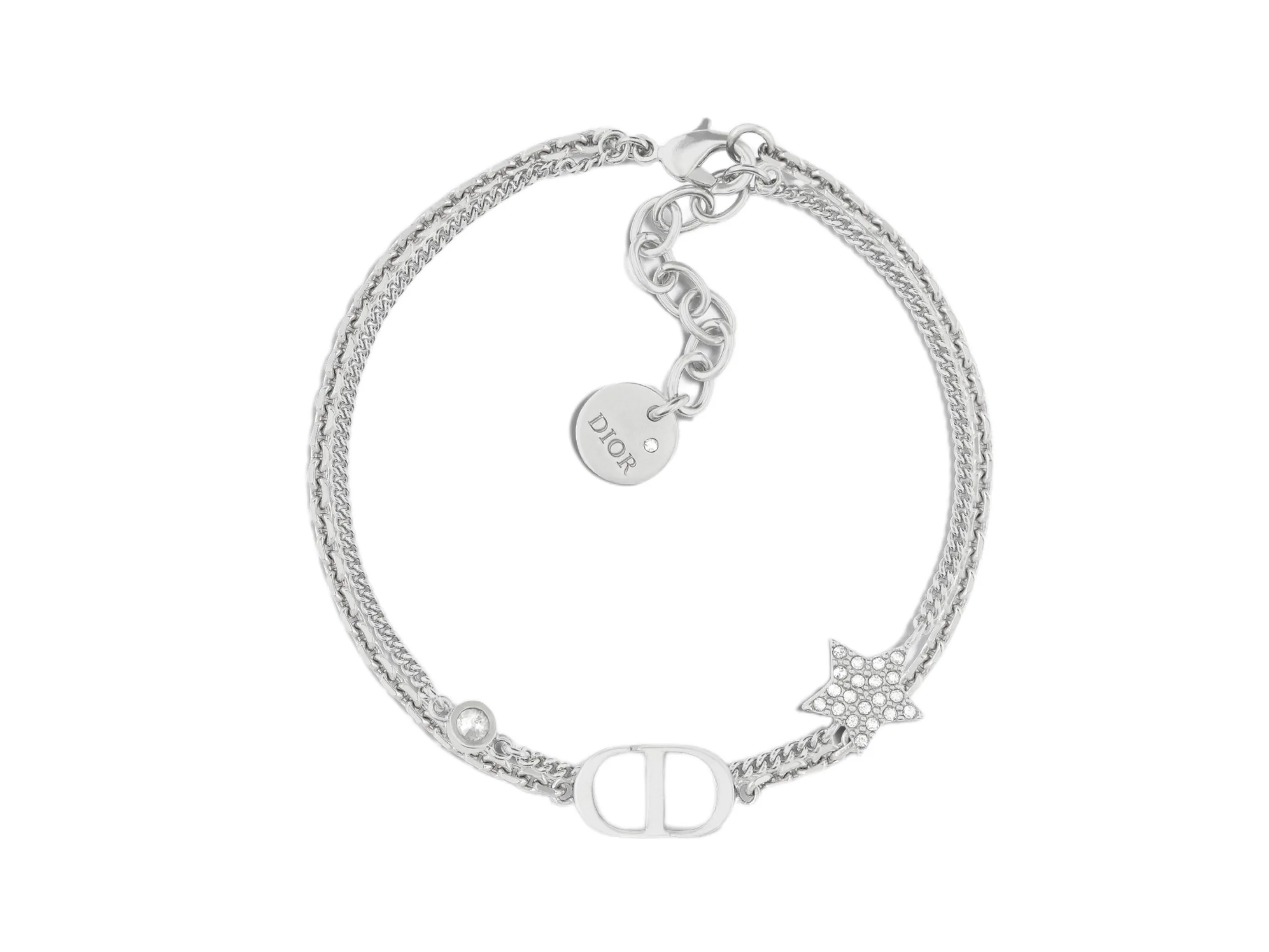 CD Navy Star Double-Chain Bracelet D13517251