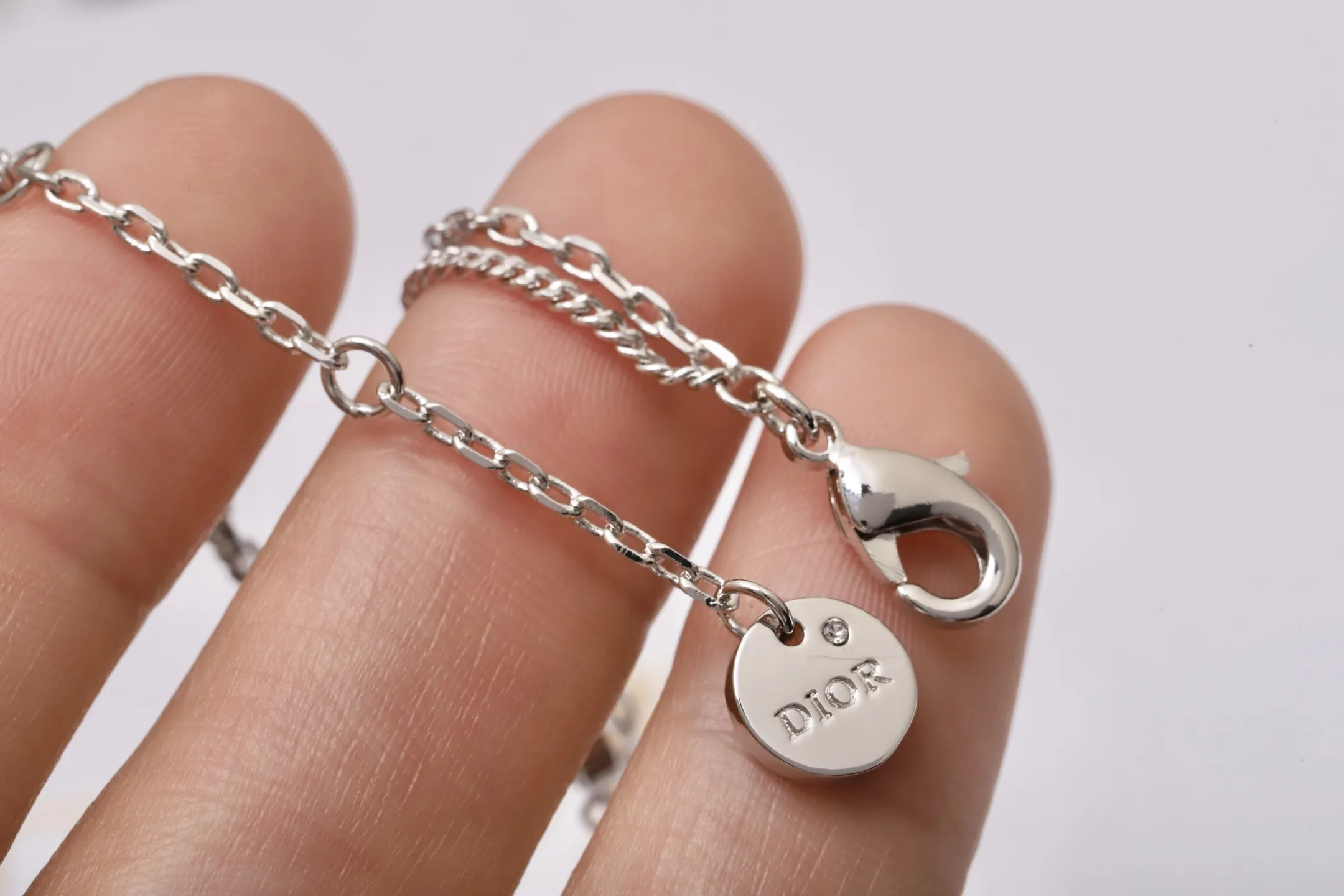 CD Navy Star Double-Chain Bracelet D13517251 — view 6