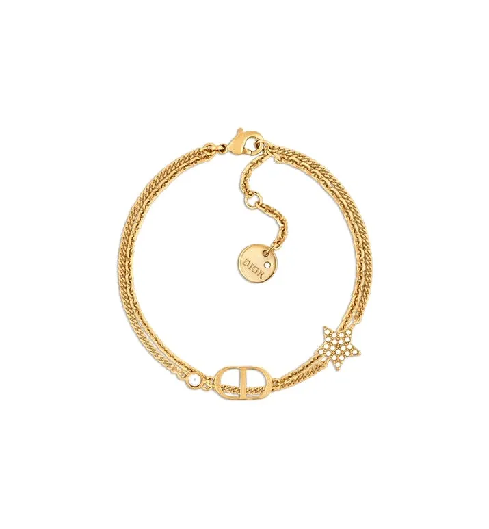 CD Navy Star Double-Chain Bracelet D13517250