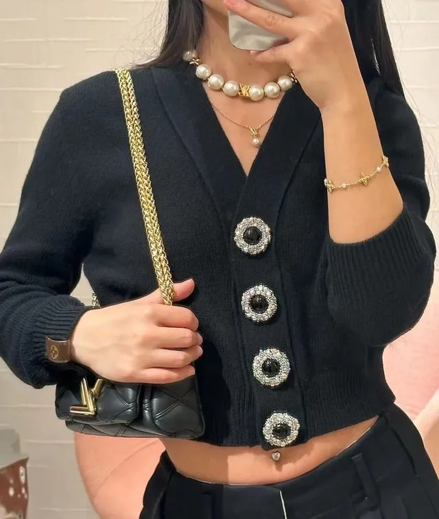 Monogram Flower Pearl Chain Bracelet D14017416 — view 7