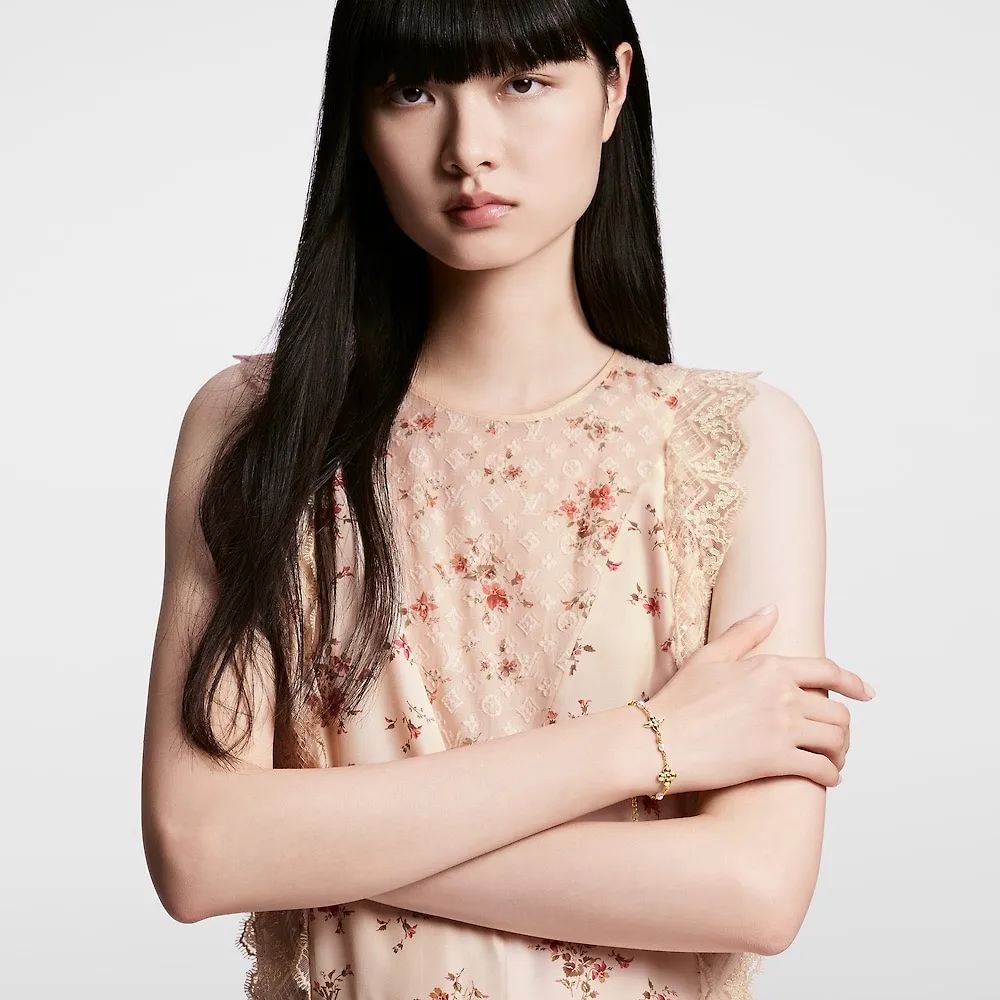 Monogram Flower Pearl Chain Bracelet D14017416 — view 8