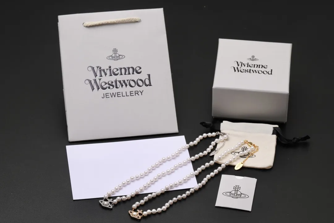 Orb Enamel and Crystal Faux-Pearl Necklace D16516660